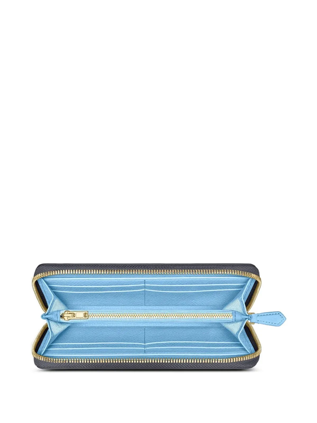 MAISON de SABRÉ ジップファスニング レザー ロングウォレット - グレー - 画像5