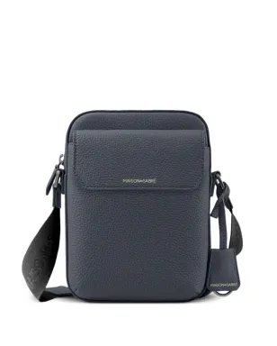 MAISON de SABRÉ フラップレザー メッセンジャーバッグ - グレー - サムネイル1