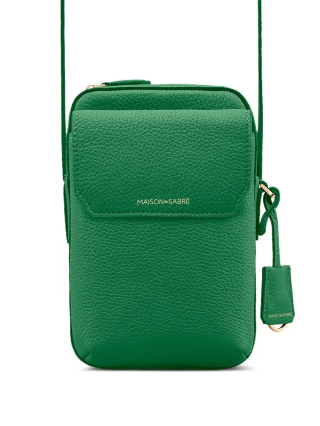 MAISON de SABRÉ MAISON de SABRÉ レザー ジップフォンポーチ - Greenの商品画像