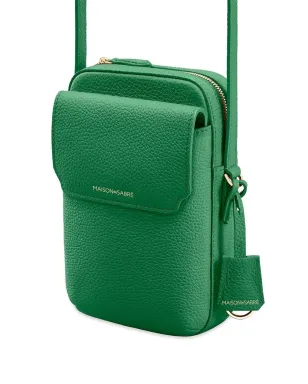 MAISON de SABRÉ レザー ジップフォンポーチ - Green - サムネイル4