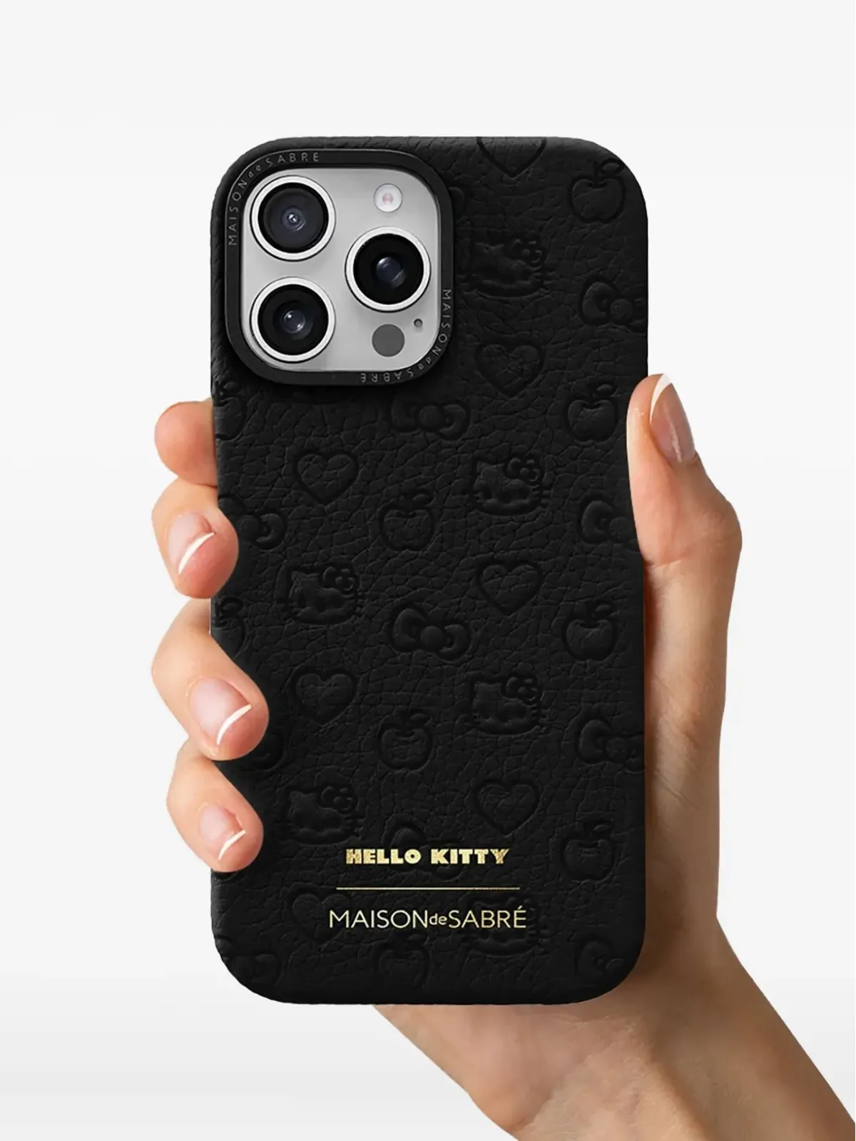 MAISON de SABRÉ x Hellow Kitty レザー iPhone 16 Pro ケース - 画像5