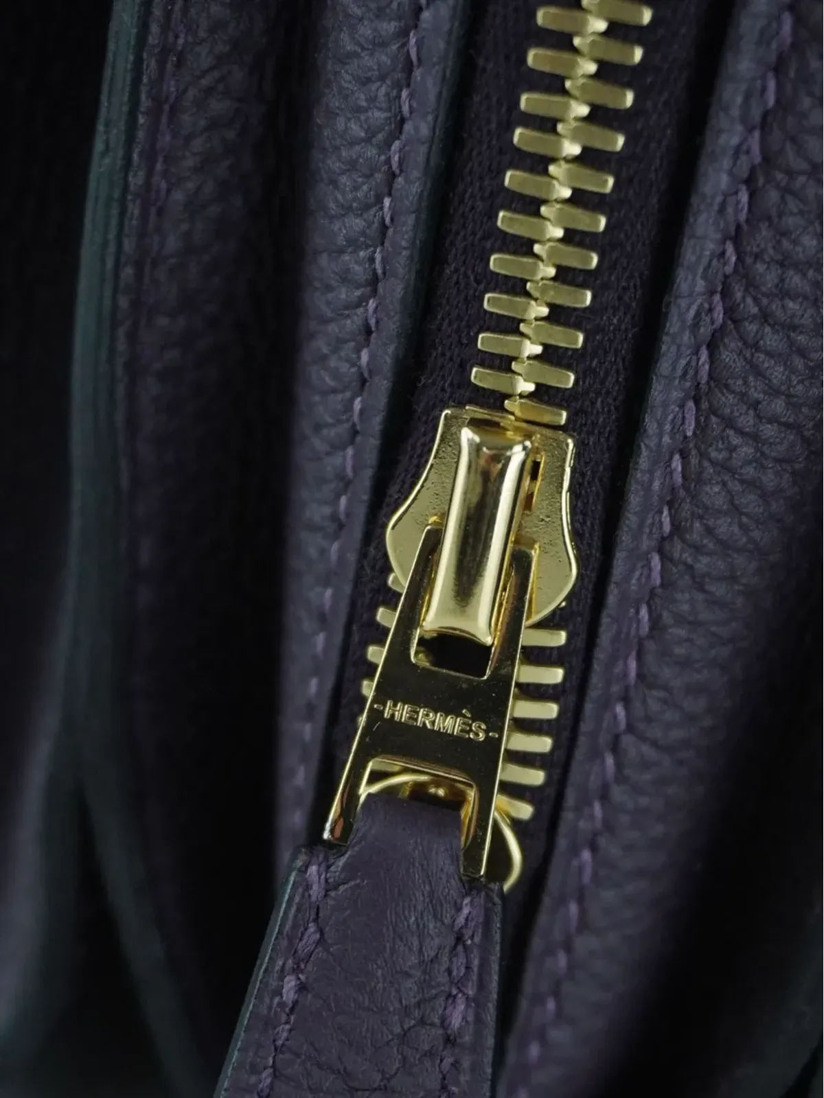 Hermès ビンテージ Simone レザー ハンドバッグ - 画像4
