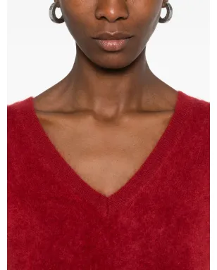 absolut cashmere ミリアム Vネック ベスト - レッド - サムネイル5
