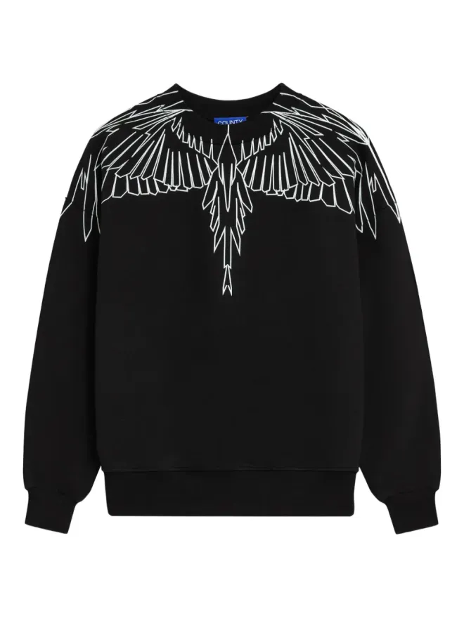 COUNTY OF MILAN KIDS COUNTY OF MILAN KIDS 翼のグラフィック スウェットシャツの商品画像