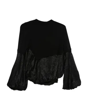 Noir Kei Ninomiya x Comme Des Garçons パネルドトップス - サムネイル1