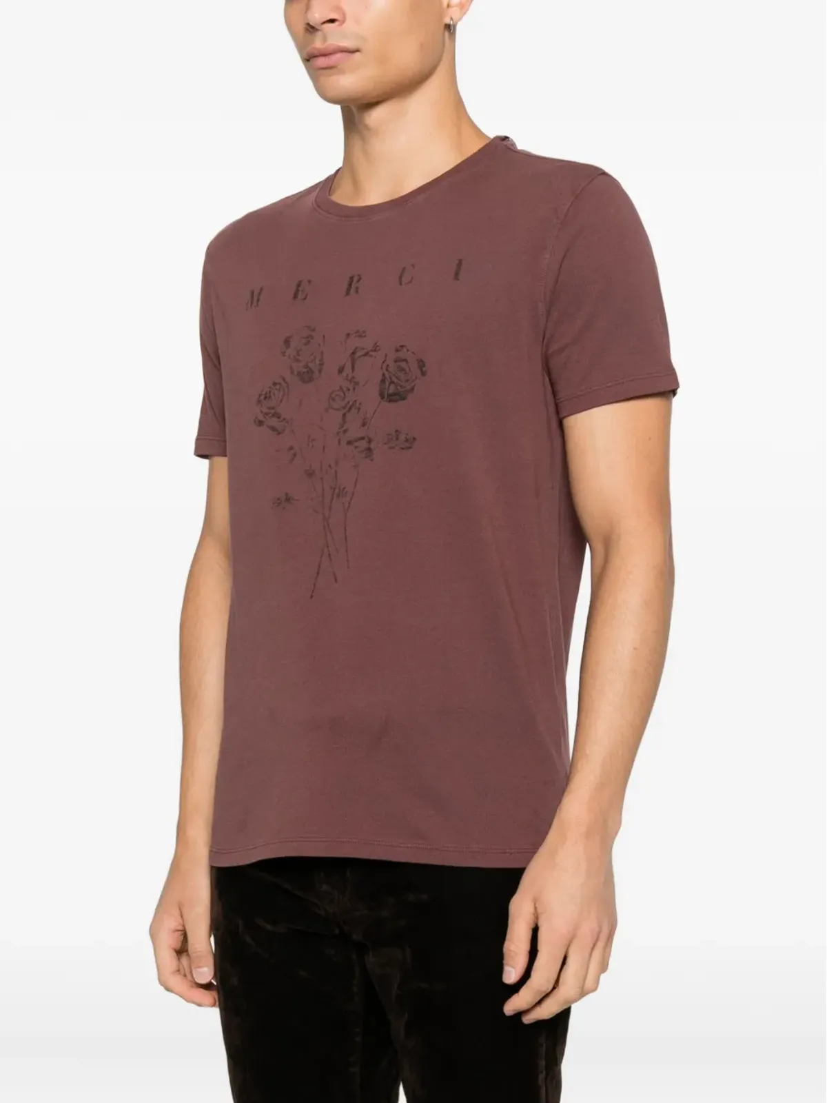 John Varvatos メルシー Tシャツ - レッド - 画像3