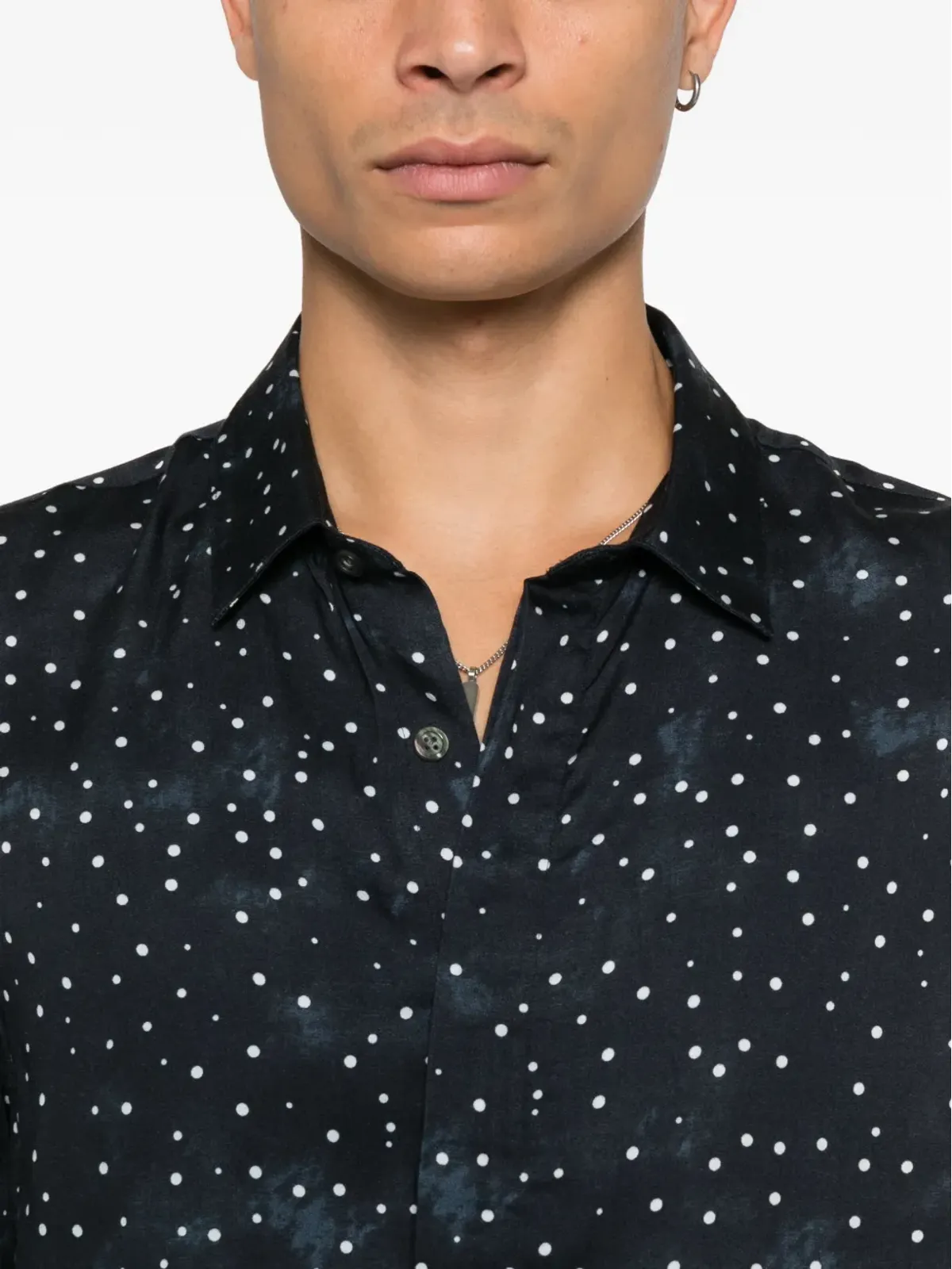 John Varvatos ドット柄シャツ - 画像5