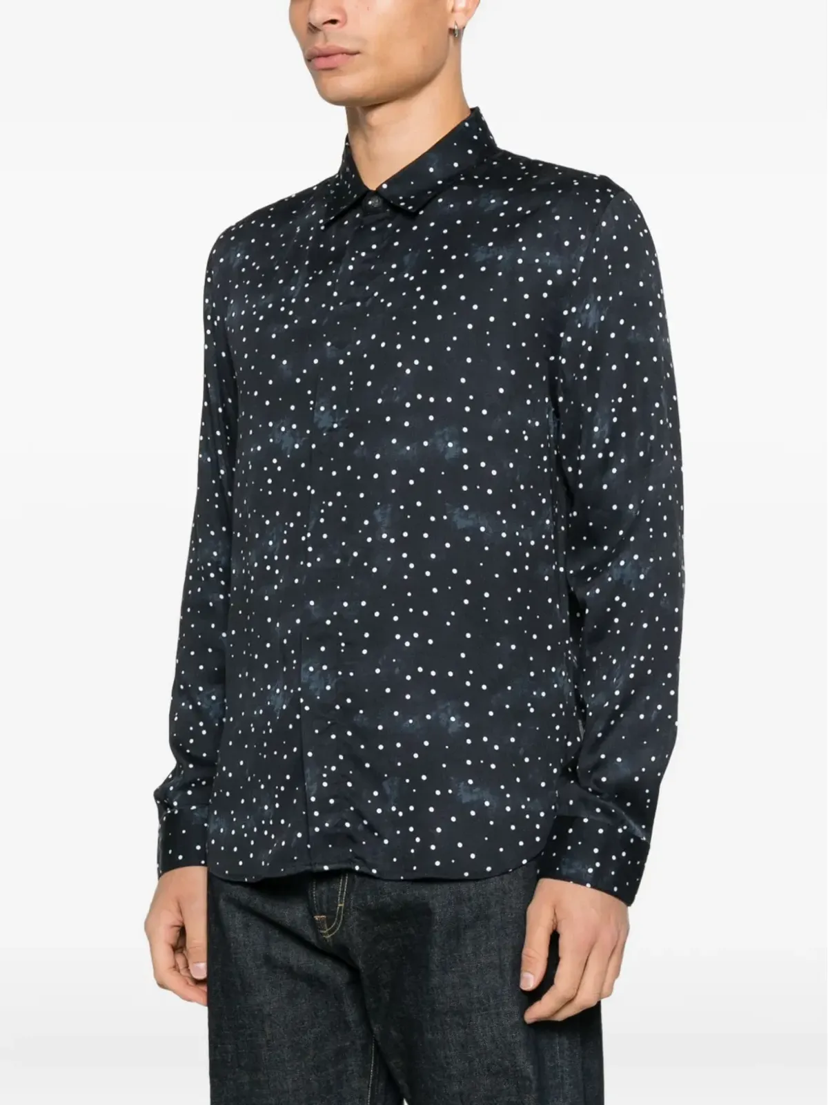 John Varvatos ドット柄シャツ - 画像3
