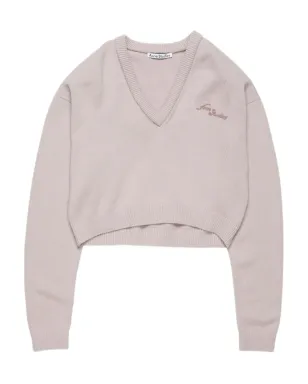 Acne Studios Vネック刺繍セーター - サムネイル1