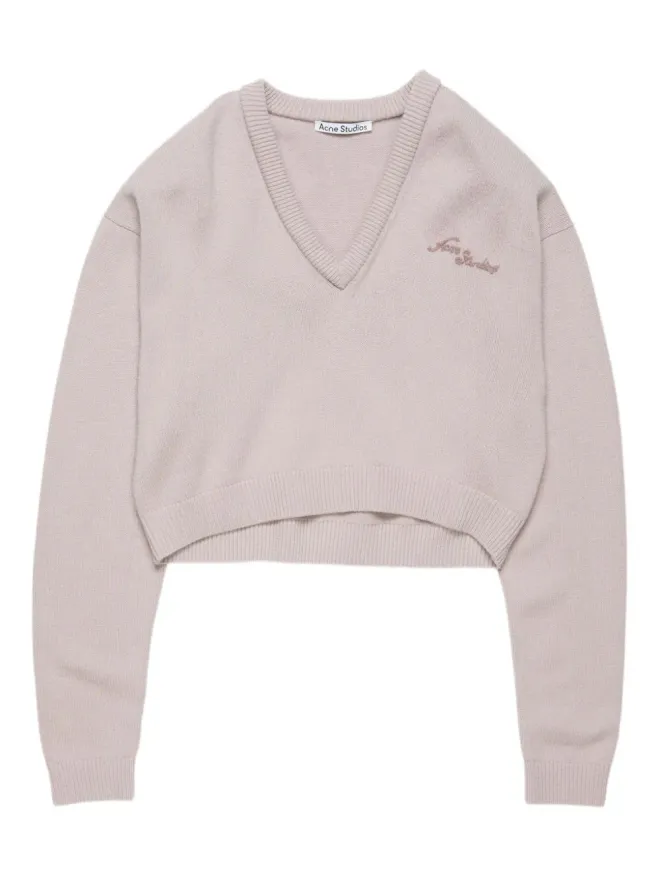 Acne Studios Acne Studios Vネック刺繍セーターの商品画像