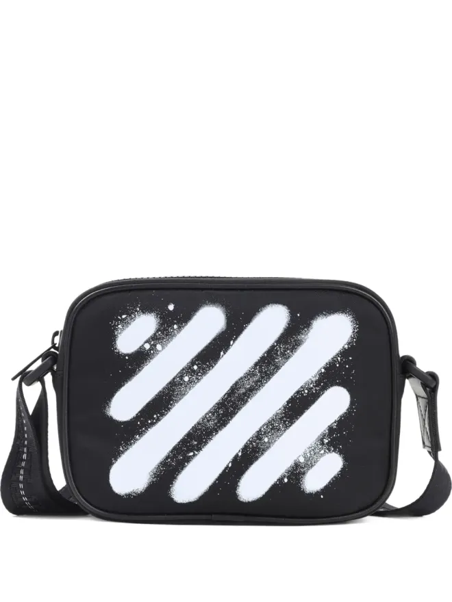 OFF-WHITE Off-White スプレー塗装 ブラック クロスボディバッグの商品画像