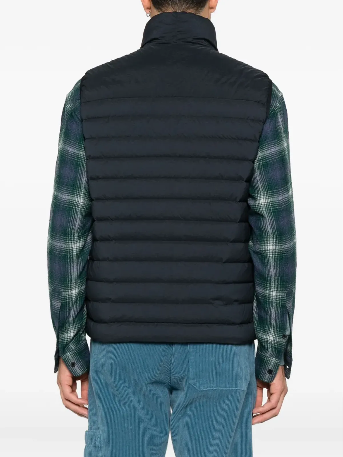 Stone Island ジップ付きキルティングジャケット - ブラック - 画像4
