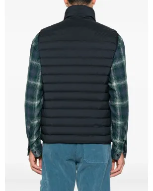 Stone Island ジップ付きキルティングジャケット - ブラック - サムネイル4