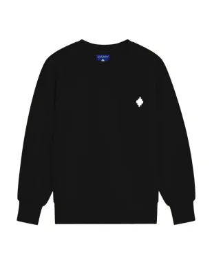 COUNTY OF MILAN KIDS ロゴプリント クルーネック セーター - サムネイル1