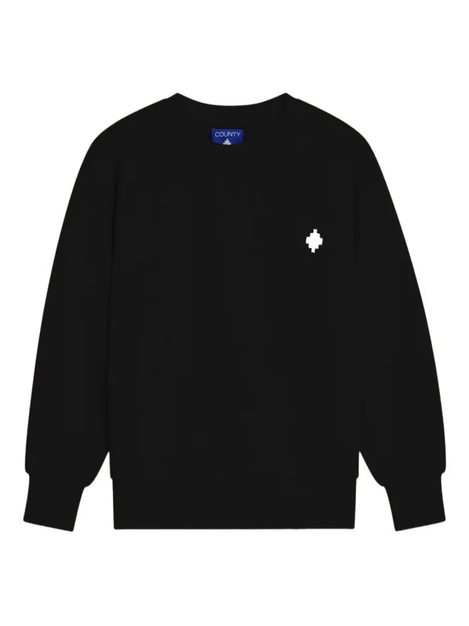 COUNTY OF MILAN KIDS COUNTY OF MILAN KIDS ロゴプリント クルーネック セーターの商品画像