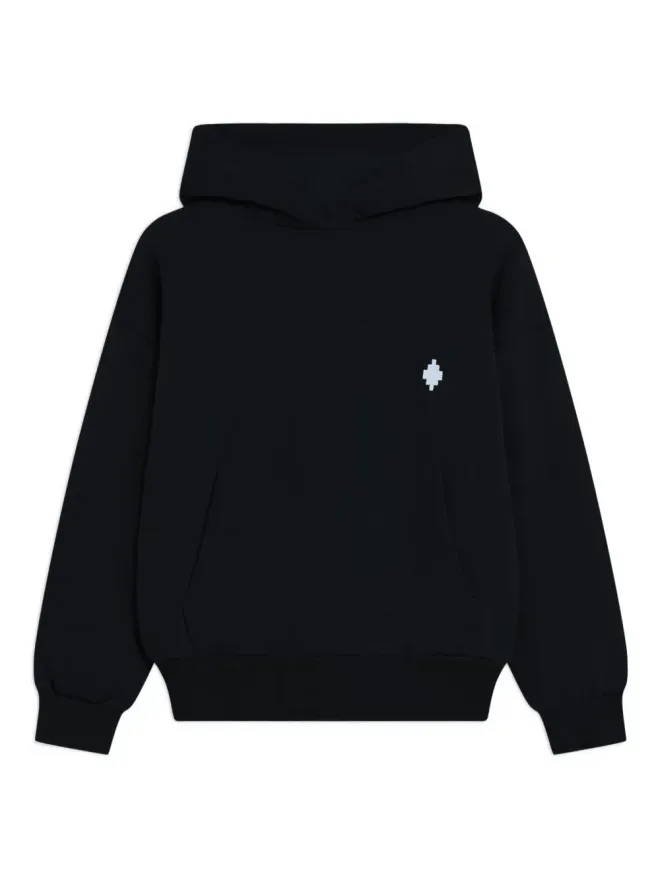 COUNTY OF MILAN KIDS COUNTY OF MILAN KIDS ロゴ入りフード付きパーカーの商品画像