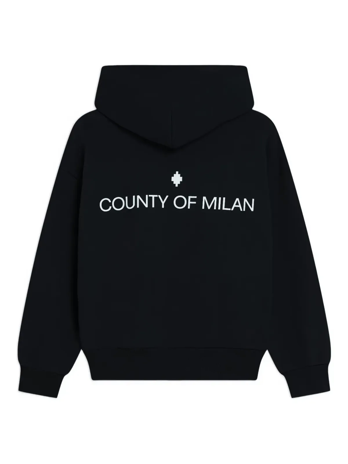 COUNTY OF MILAN KIDS ロゴ入りフード付きパーカー - 画像2