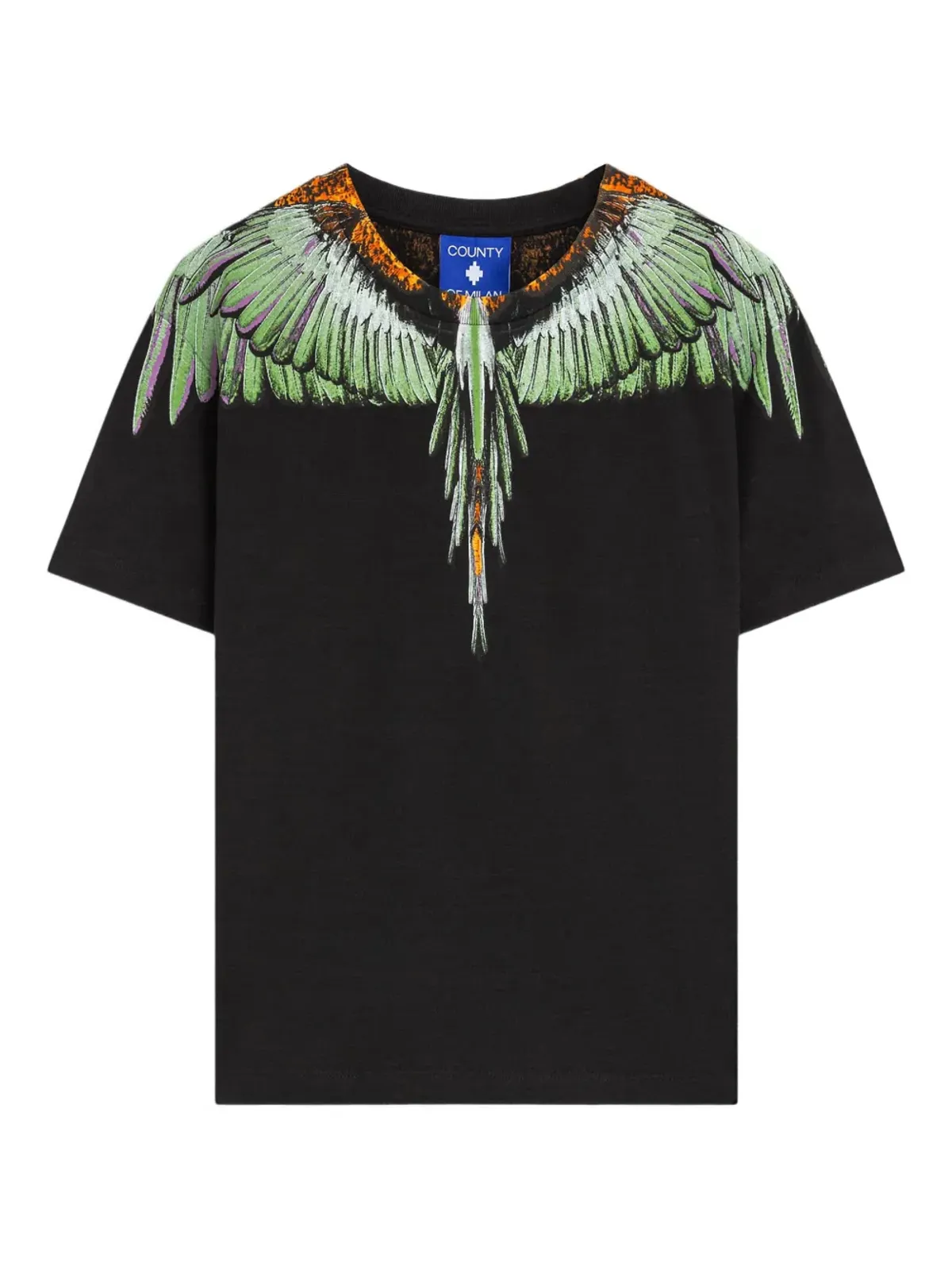 COUNTY OF MILAN KIDS 翼のグラフィックTシャツ - 画像1
