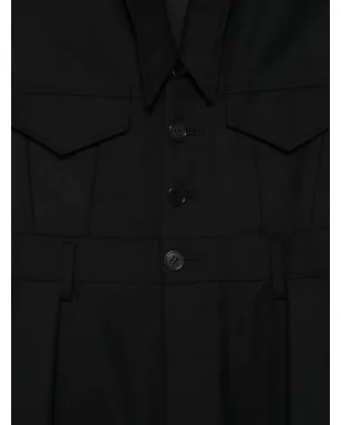 Noir Kei Ninomiya x Comme Des Garçons ノースリーブジャンプスーツ - サムネイル3