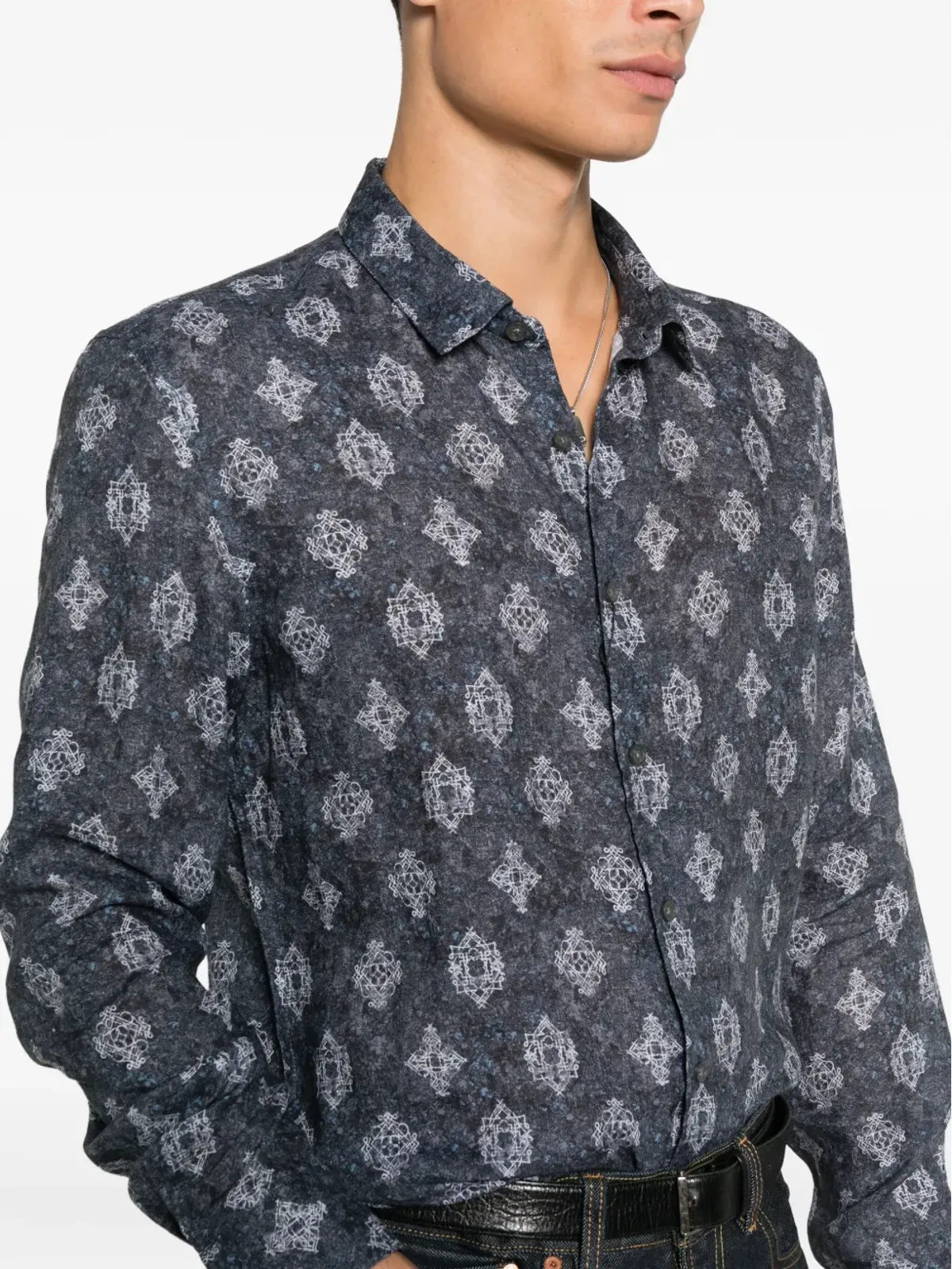 John Varvatos パターンシャツ - 画像5