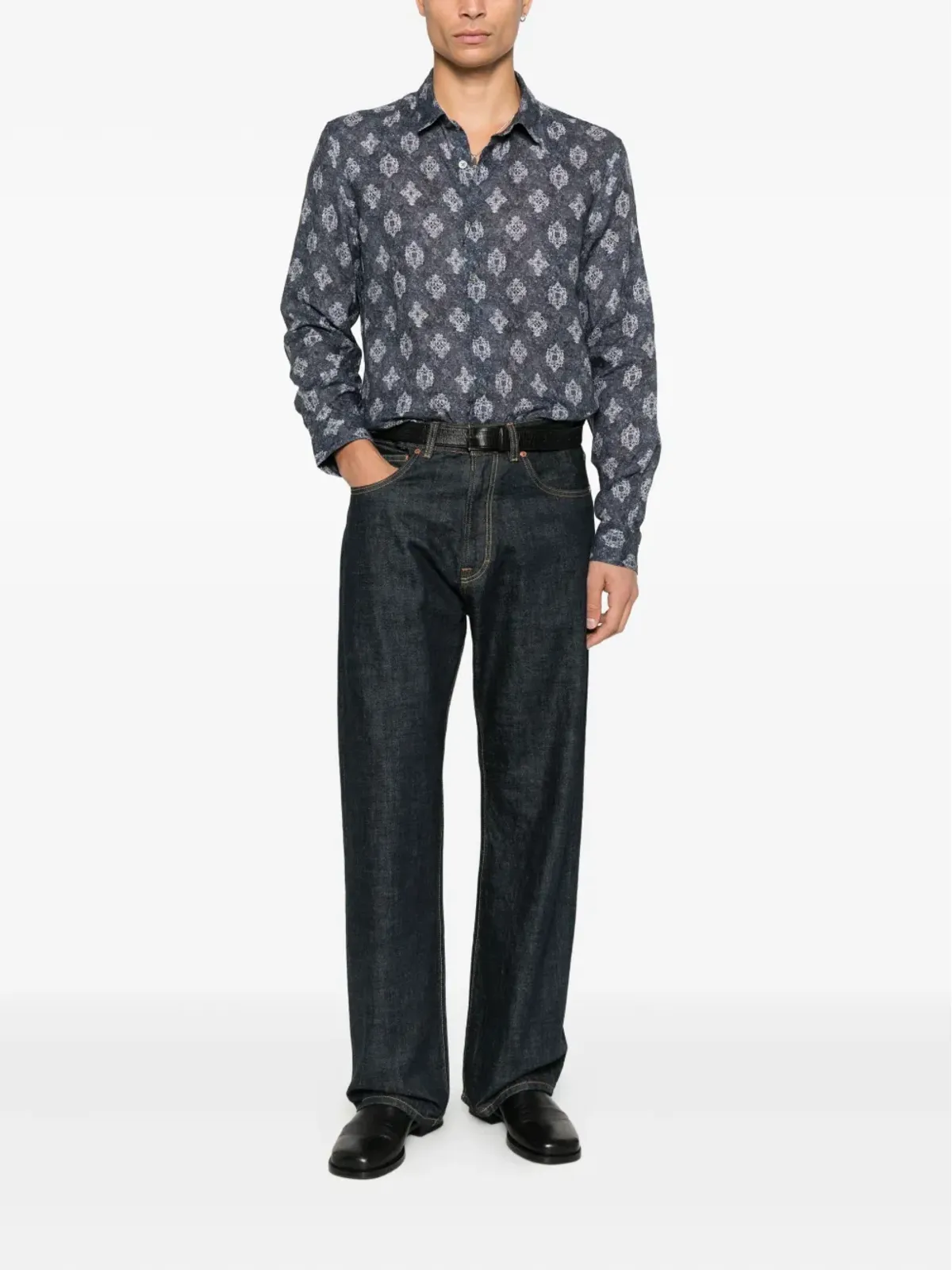 John Varvatos パターンシャツ - 画像2