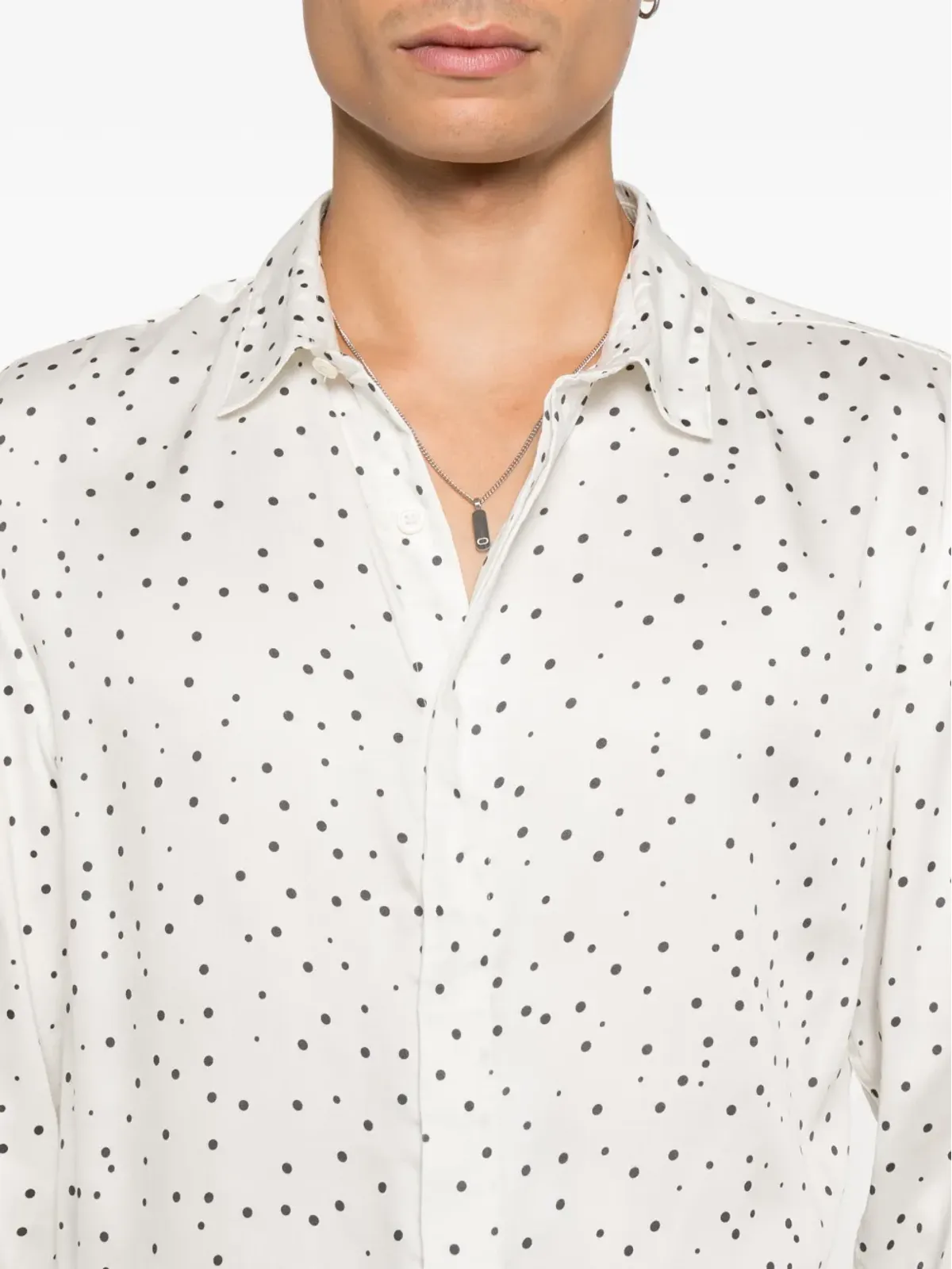 John Varvatos ドット柄シャツ - 画像5
