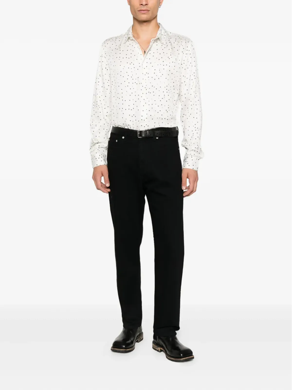 John Varvatos ドット柄シャツ - 画像2