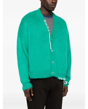 Bonsai Vネックオーバーサイズカーディガン - サムネイル3