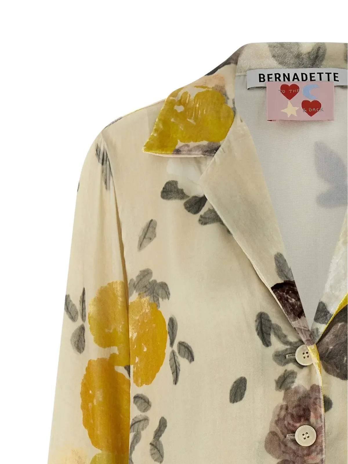 Bernadette Louis floral-print shirt - Neutrals - 画像4