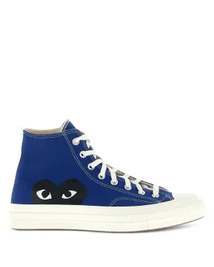 Comme Des Garçons Play x Converse Chuck 70 ハイカットスニーカー - ブルー - サムネイル1