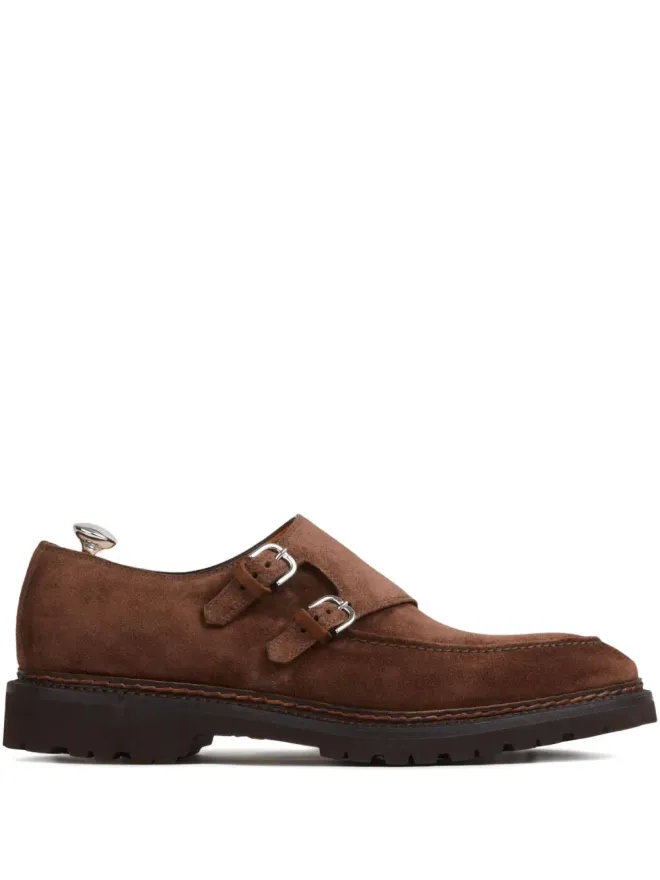 Bontoni Bontoni ダブルバックル スエード ブーツの商品画像