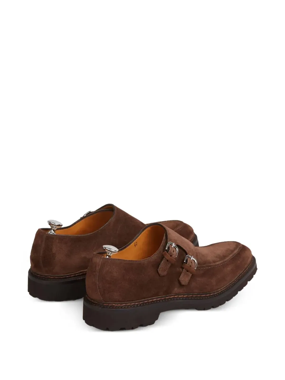 Bontoni ダブルバックル スエード ブーツ - 画像5