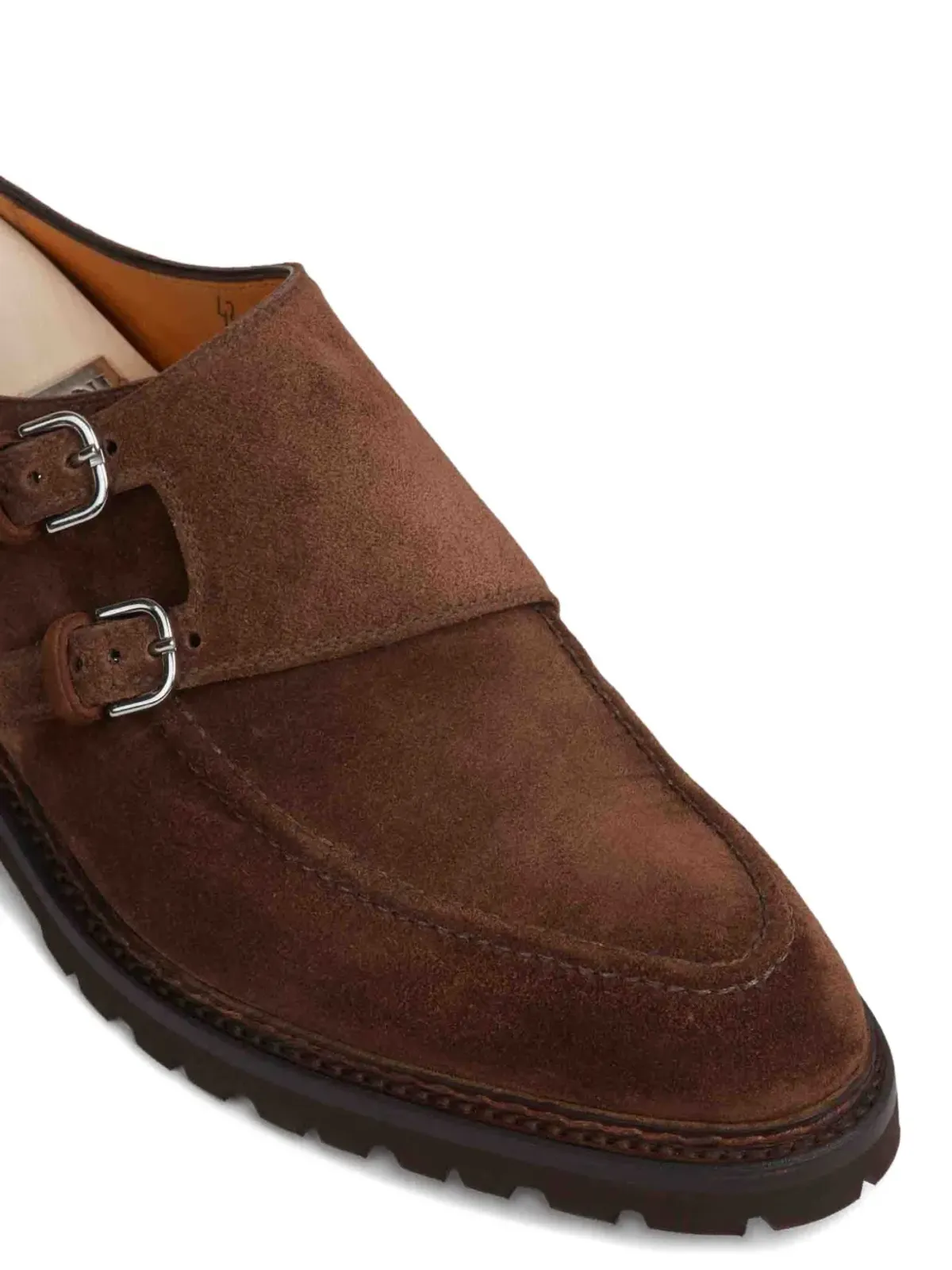 Bontoni ダブルバックル スエード ブーツ - 画像3