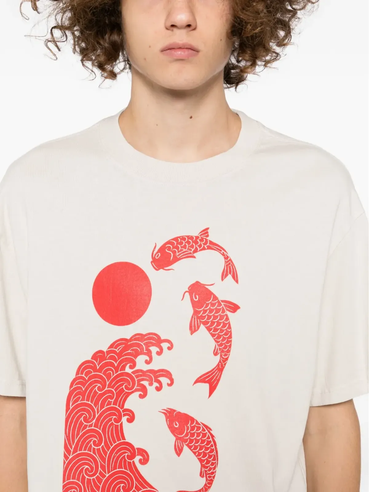 Melt グラフィックプリントTシャツ - 画像5