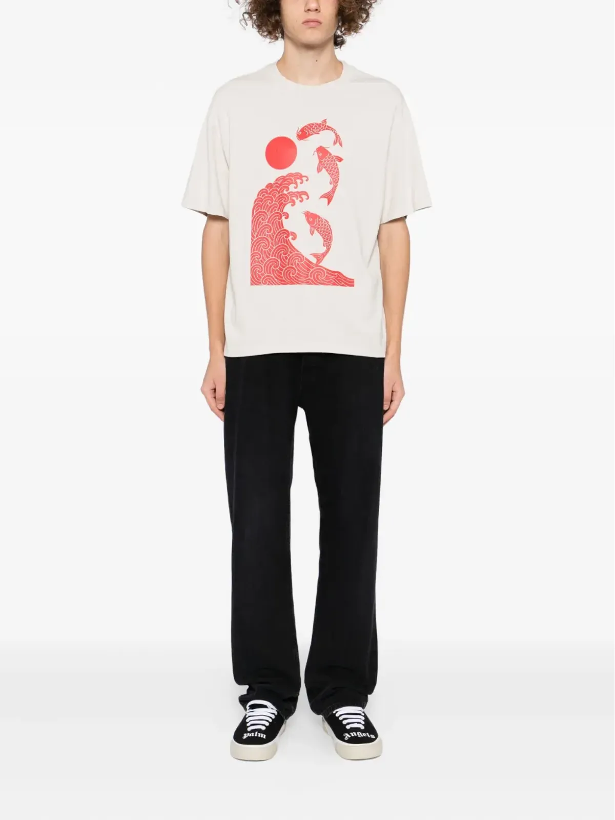 Melt グラフィックプリントTシャツ - 画像2
