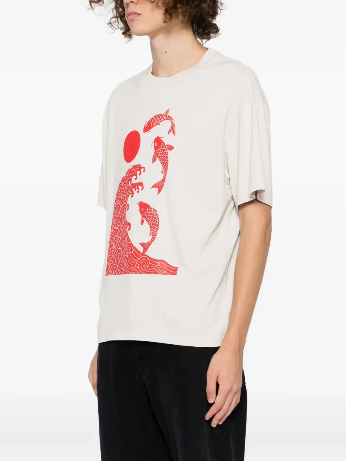 Melt グラフィックプリントTシャツ - 画像3