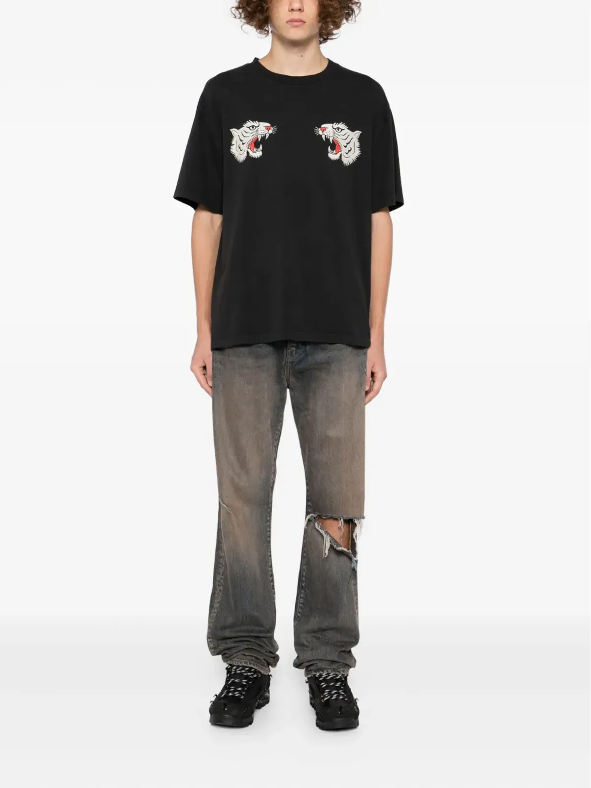 Melt タイガーグラフィックTシャツ - 画像2