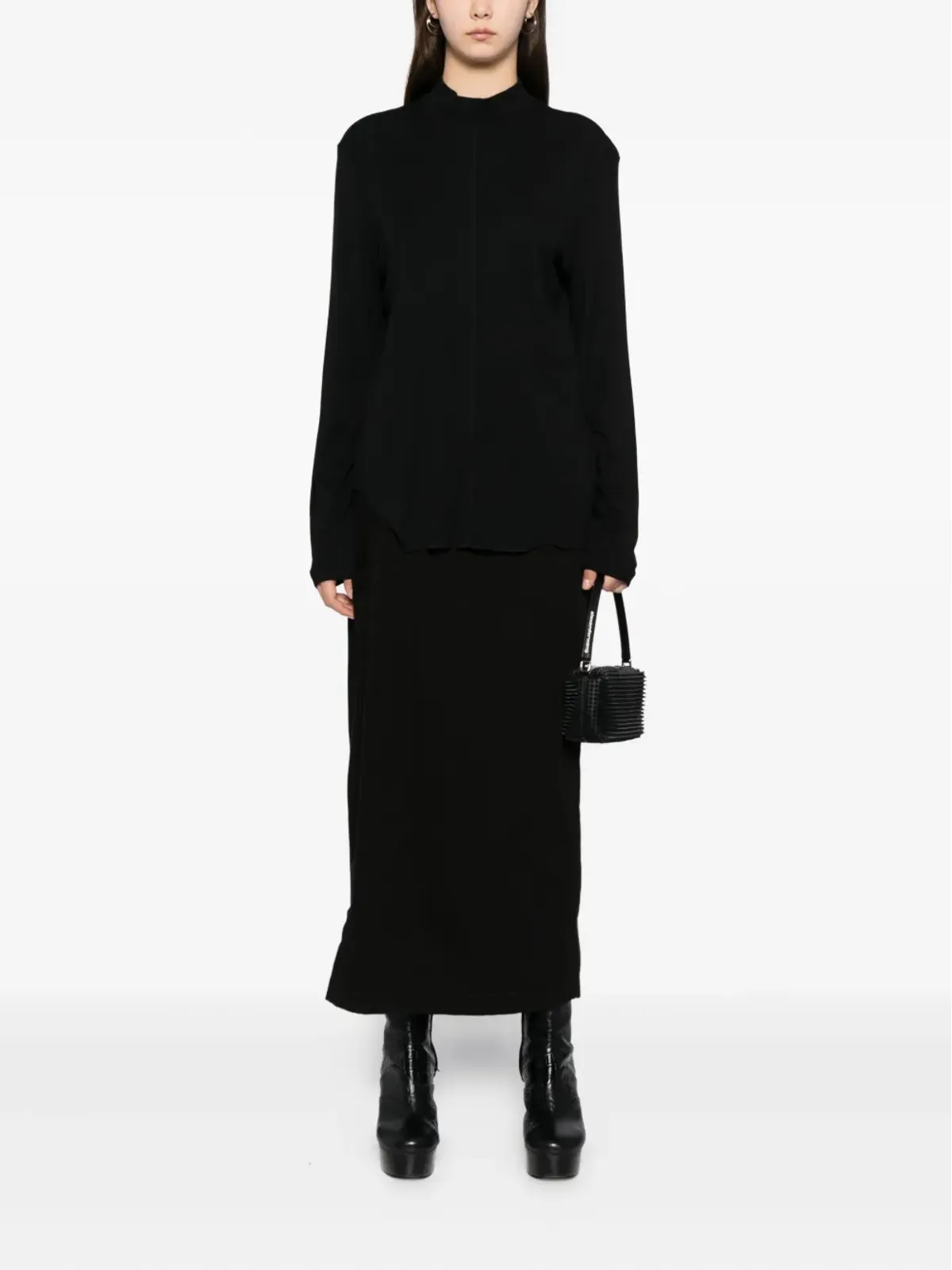 TEAM WANG design ロールネックトップ - 画像3