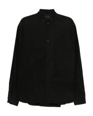 TEAM WANG design stand-collar shirt - Grey - サムネイル1