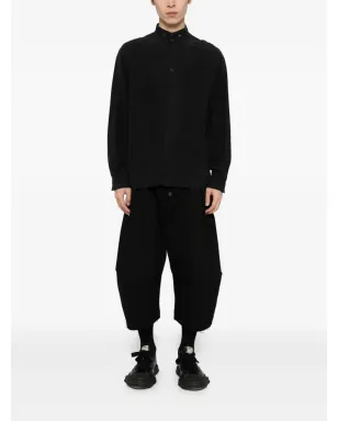 TEAM WANG design stand-collar shirt - Grey - サムネイル2