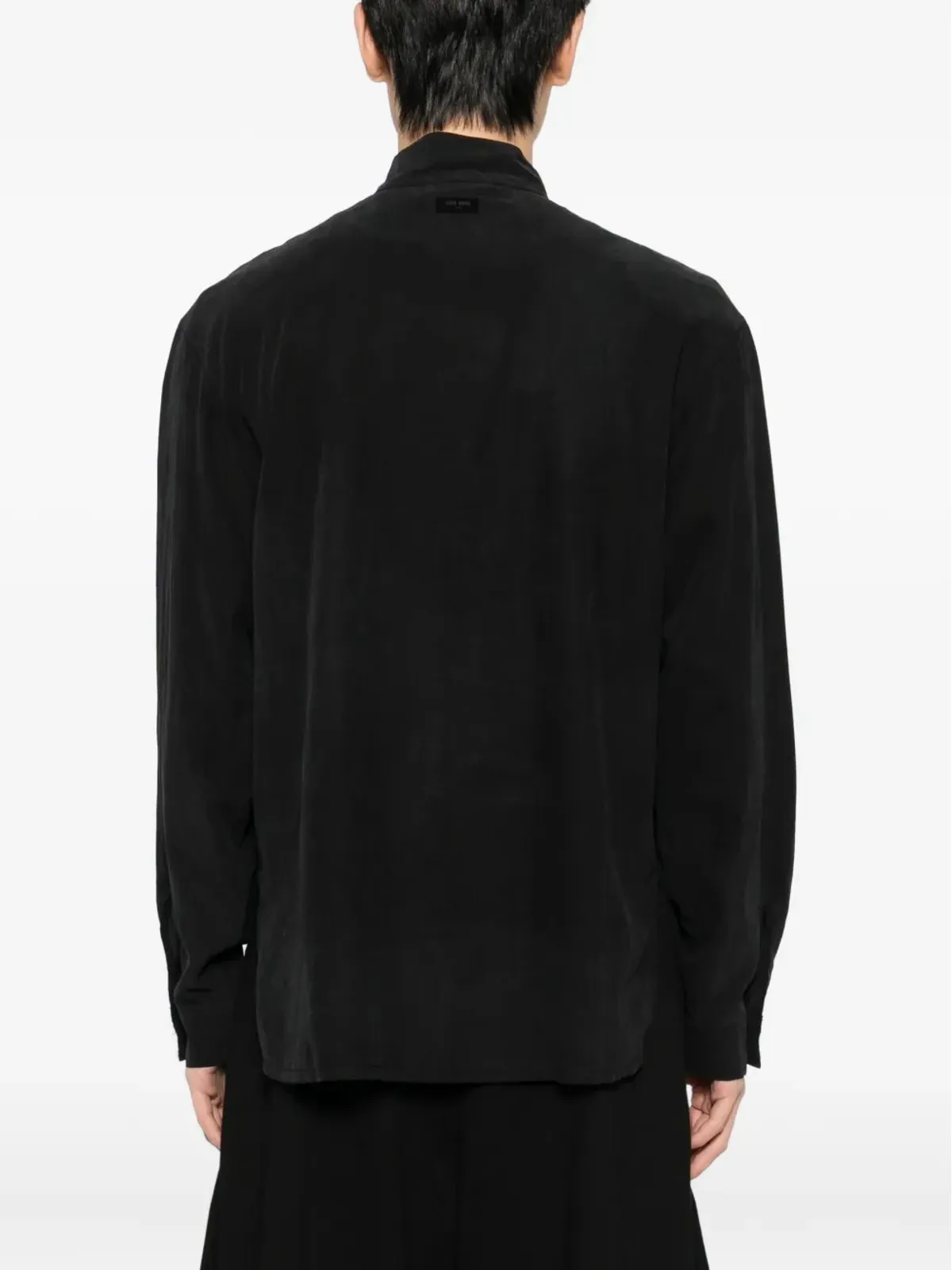 TEAM WANG design stand-collar shirt - Grey - 画像4