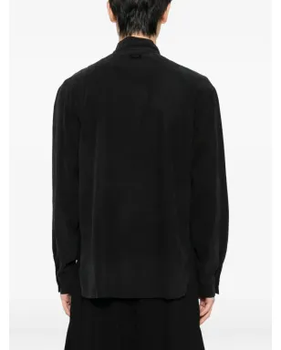 TEAM WANG design stand-collar shirt - Grey - サムネイル4
