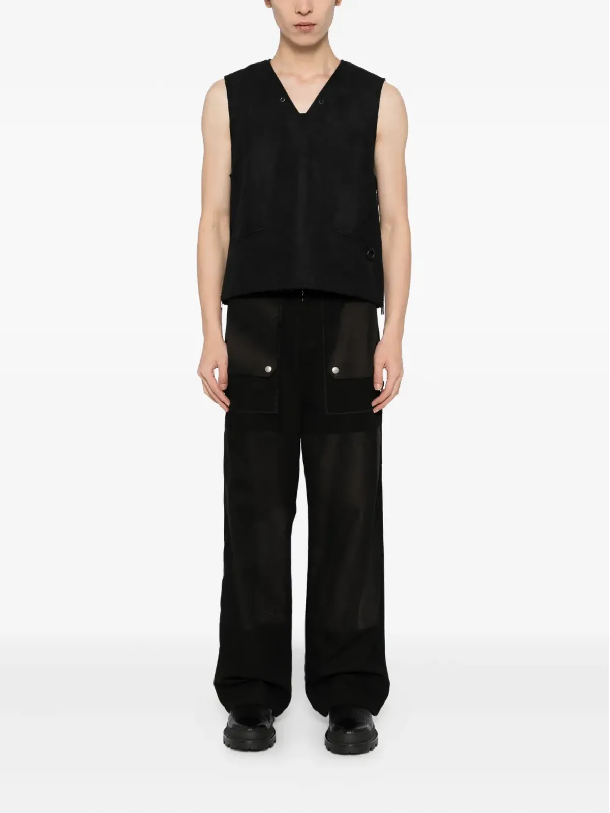 TEAM WANG design Vネックベスト - 画像2