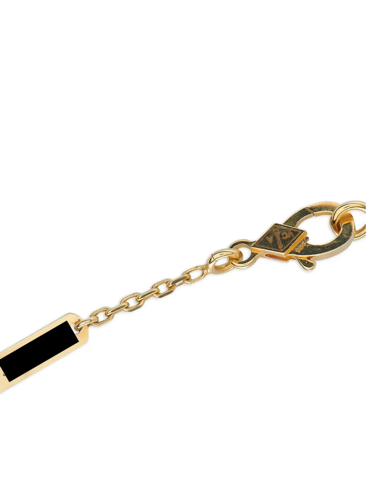 Van Cleef & Arpels ビンテージ 18K イエローゴールド ダイヤモンドとターコイズ 蝶モチーフ ペンダント ネックレス - 画像3