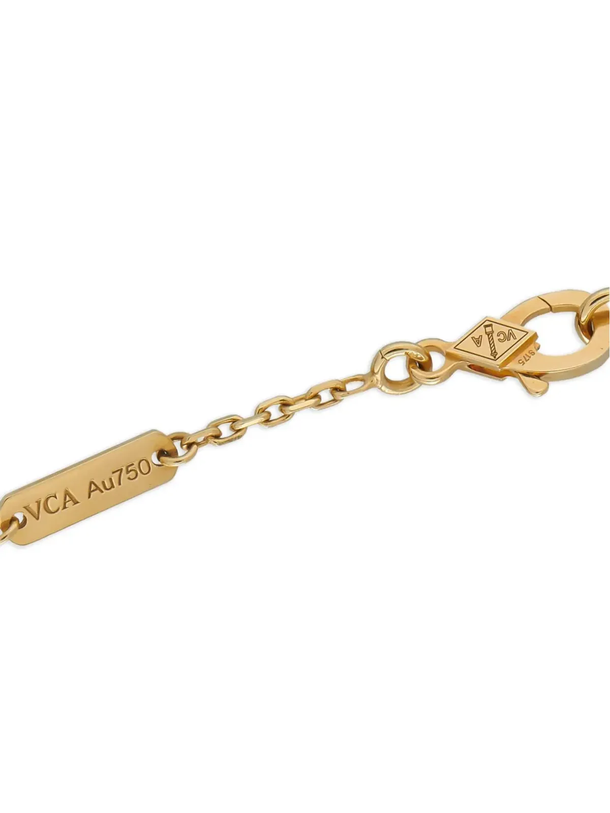 Van Cleef & Arpels ビンテージ 18K イエローゴールド ダイヤモンドとターコイズ 蝶モチーフ ペンダント ネックレス - 画像4