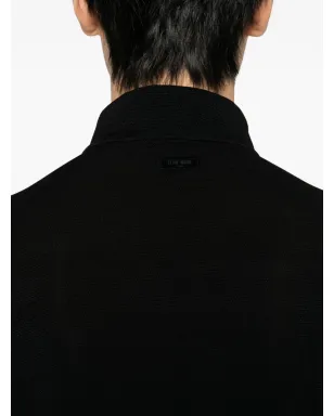 TEAM WANG design Acceptanceジップアップカーディガン ブラック - サムネイル5