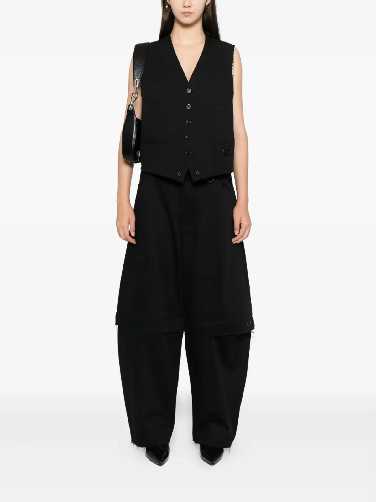 TEAM WANG design クラシックVネックベスト - 画像3