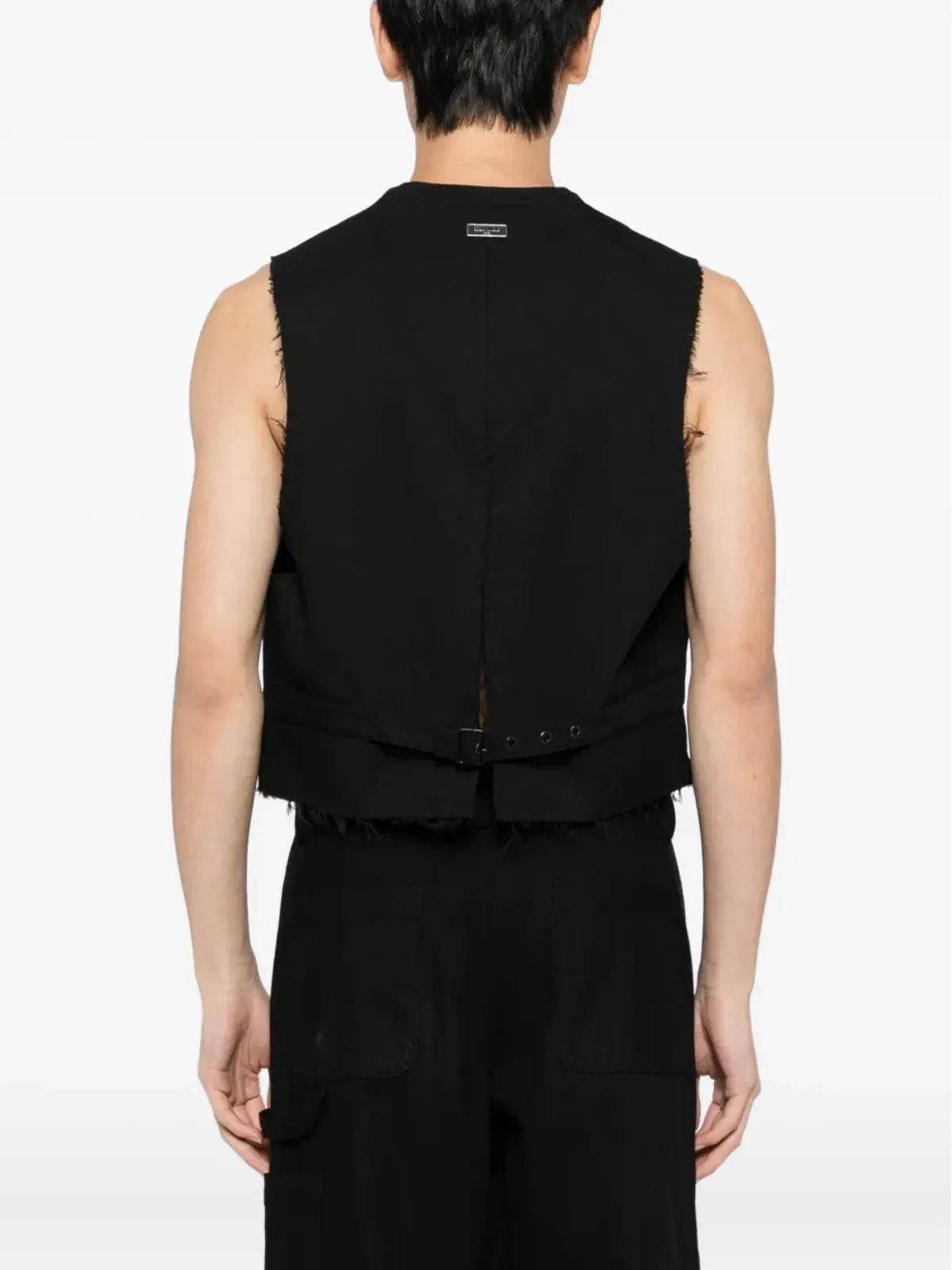 TEAM WANG design クラシックVネックベスト - 画像4