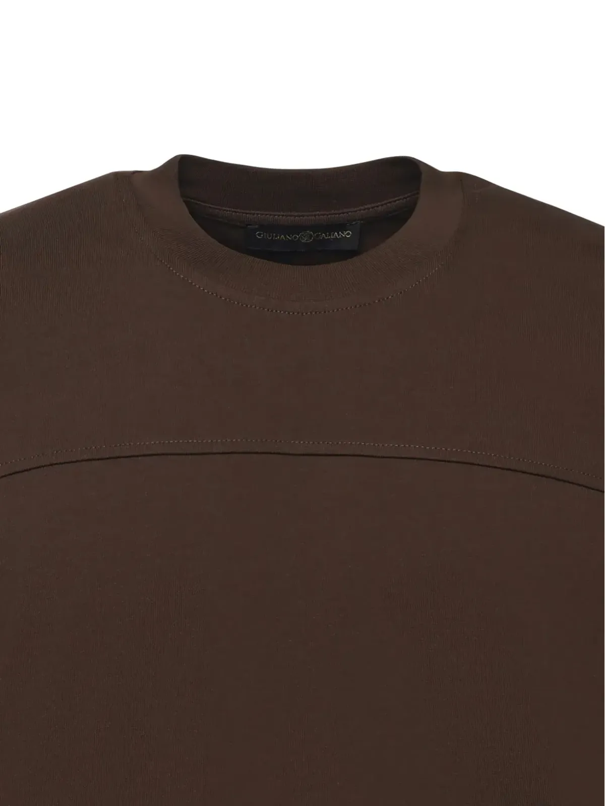 Giuliano Galiano クルーネック コットン Tシャツ - 画像3