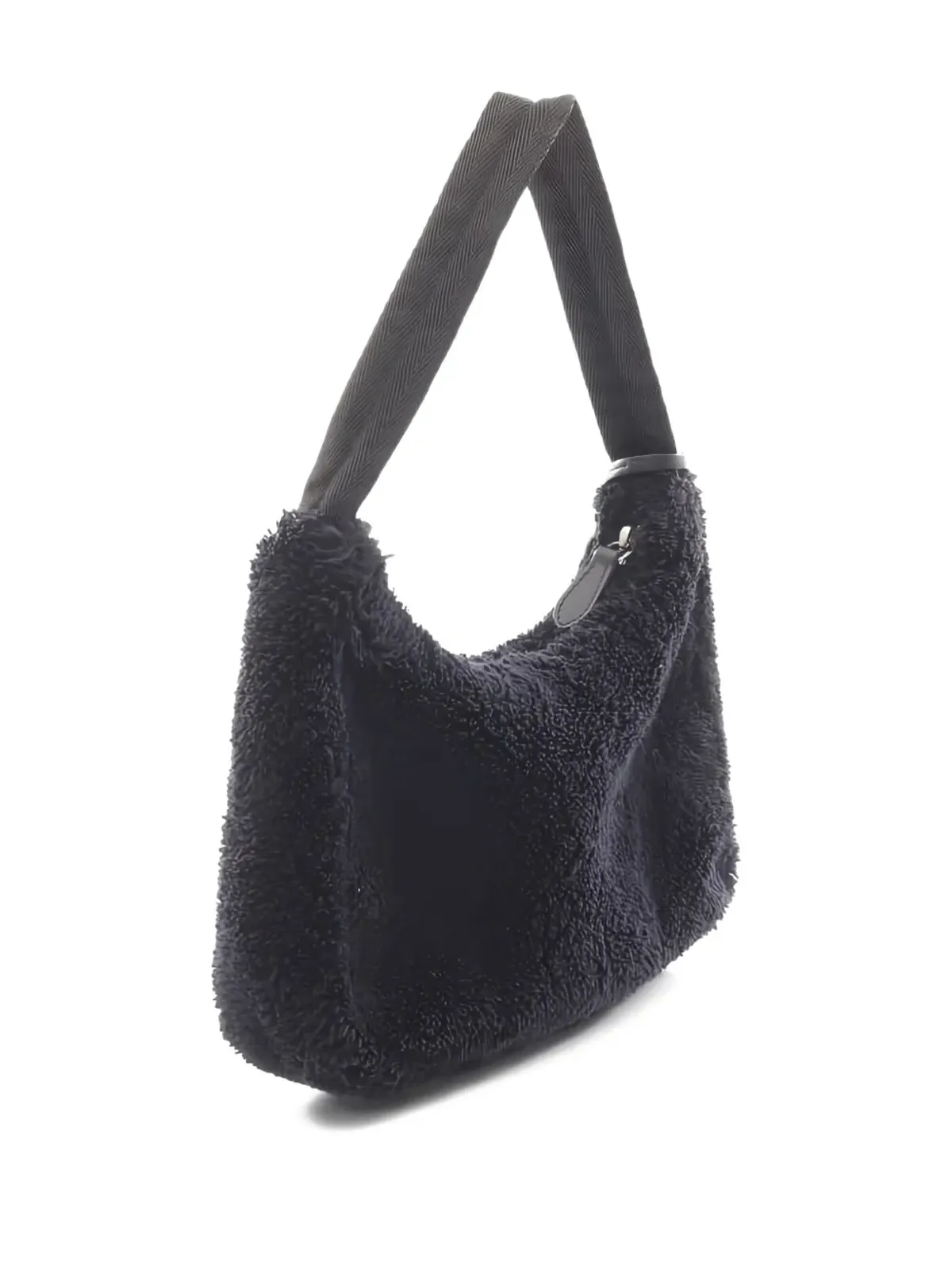 Prada ビンテージ 2010年代 ミニ Re-Edition 2000 Spugna ロゴ トートバッグ - 画像2